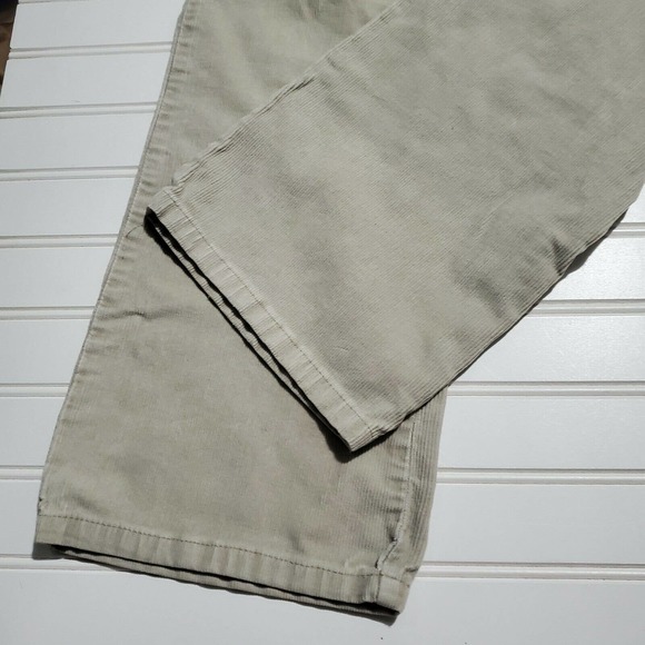 Sonoma corduroys light Ivory cream khaki Bootcut 4 Short Petite 29X27 cords - Picture 6 of 6